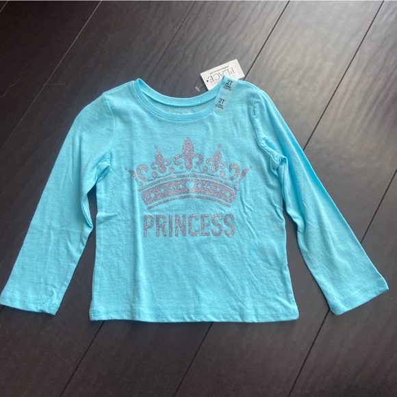 NWT The Children’s Place 3 pack toddler girl long sleeve graphic shirts size 2T - Picture 2 of 10